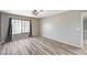 Bedroom features wood floors and a window at 198 Winterport St, Henderson, NV 89074