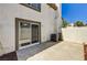 Private patio featuring slider and HVAC unit at 198 Winterport St, Henderson, NV 89074