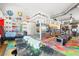 Stylish open-concept space with modern kitchen and stainless appliances at 200 Hoover Ave # 1813, Las Vegas, NV 89101