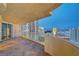 Enjoy city views from the balcony with glass railings, blending indoor luxury and outdoor scenery at 2877 Paradise Rd # 2105, Las Vegas, NV 89109