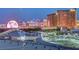 Amazing city view highlighting Sphere, Encore, and other known hotels in the city during night at 2877 Paradise Rd # 2105, Las Vegas, NV 89109