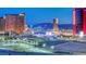 Breath-taking city view highlighting Encore, Conrad, and more of Las Vegas' city lights at night at 2877 Paradise Rd # 2105, Las Vegas, NV 89109