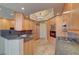 Modern kitchen with stainless appliances, granite counters, and ample cabinet space at 2877 Paradise Rd # 2105, Las Vegas, NV 89109