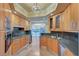 Gourmet kitchen with granite counters, stainless appliances and beautiful city views at 2877 Paradise Rd # 2105, Las Vegas, NV 89109