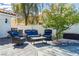 Comfortable backyard patio seating area, perfect for relaxing and entertaining outdoors at 2920 Sterling Cove Dr, Las Vegas, NV 89128