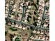 Aerial view of home in a golf course community close to the first hole and green belt at 3104 Birch Grove Ct, Las Vegas, NV 89134