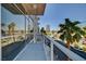Balcony with views of palm trees and commercial buildings in the city at 353 E Bonneville Ave # 313, Las Vegas, NV 89101