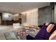 A spacious lobby area is furnished with unique furniture and modern decor at 353 E Bonneville Ave # 313, Las Vegas, NV 89101