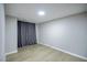 Empty bedroom with hardwood floors and blackout curtains at 4083 Nook Way # A, Las Vegas, NV 89103