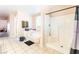Bathroom with a bathtub and shower, and tiled floor at 4656 E Desert Inn Rd, Las Vegas, NV 89121