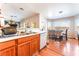 Bright kitchen with modern sink and ample counter space near dining area at 4656 E Desert Inn Rd, Las Vegas, NV 89121