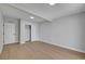 Bedroom featuring light wood floors, light gray walls, and a closet at 4807 Sacks Dr, Las Vegas, NV 89122