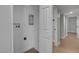 White laundry area featuring clean, modern hookups at 4807 Sacks Dr, Las Vegas, NV 89122