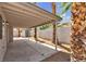 The covered patio offers a relaxing outdoor space with ample room for seating and entertaining at 4911 Ranchodomingo Ct, North Las Vegas, NV 89031