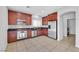 Spacious kitchen equipped with stainless steel appliances and ample cabinet space at 6678 Crystal Run Ln, Las Vegas, NV 89122