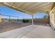 Spacious backyard with concrete, gravel, and mountain views at 713 Chase Tree St, Las Vegas, NV 89144