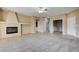 Inviting living area showcasing tile floors and a classic fireplace for a cozy ambiance at 713 Chase Tree St, Las Vegas, NV 89144