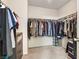 Spacious walk-in closet with ample hanging space and storage for clothing and accessories at 7407 Bakewell Ave, Las Vegas, NV 89179