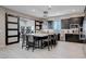 Spacious kitchen features a large island, stainless appliances, and dark cabinetry for a modern feel at 746 Horizon Canyon Dr, Henderson, NV 89052