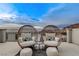Stylish outdoor seating with comfortable egg chairs and scenic views creating a relaxing retreat at 746 Horizon Canyon Dr, Henderson, NV 89052