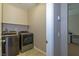 Convenient laundry room with modern washer and dryer machines at 7652 Silver Baron Rd, Las Vegas, NV 89179