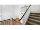 Staircase with wood and carpet, leading to upper floors at 8113 Blue Cascade Ave, Las Vegas, NV 89128
