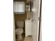 Small bathroom has tiled floors and a white vanity at 817 Stewart Ave, Las Vegas, NV 89101