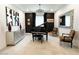 Sophisticated living room displaying a grand piano and chic decor, perfect for entertaining guests at 146 Cabo Cruces Dr, Henderson, NV 89011
