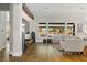 Spacious living room with hardwood floors and contemporary furniture at 1509 Winslow St, Las Vegas, NV 89117