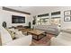 Bright living room features a large TV, comfortable seating, and a decorative rug at 1509 Winslow St, Las Vegas, NV 89117
