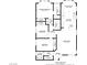 Detailed floor plan showcasing the layout of the home at 1604 Imperial Cup Dr, Las Vegas, NV 89117