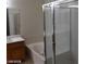 Bathroom featuring shower with glass doors and soaking tub at 1652 Black Fox Canyon Rd, Henderson, NV 89052