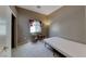 Bedroom with carpet floor and a window at 1717 Dwayne Stedman Ave, Las Vegas, NV 89106