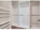 Walk-in closet with built-in shelving, and door at 1792 Gentle Brook St, North Las Vegas, NV 89084