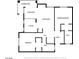 Simplified floor plan design featuring a primary bedroom and multiple baths at 2101 Sealion Dr # 108, Las Vegas, NV 89128