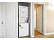Convenient in-unit stacked washer and dryer laundry setup at 2101 Sealion Dr # 108, Las Vegas, NV 89128