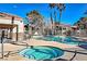 Community pool and spa offer residents a relaxing outdoor oasis with ample seating at 2101 Sealion Dr # 108, Las Vegas, NV 89128