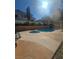 Enjoy your own private backyard swimming pool with an attached hot tub, perfect for relaxation and outdoor fun at 2913 Domino Way, Las Vegas, NV 89117