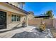 Backyard patio with furniture, a grill, and privacy wall at 3002 Coveri Ct, Las Vegas, NV 89141