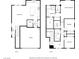 Floor plans feature kitchens, living rooms, bedrooms, and laundry rooms throughout both levels at 3002 Coveri Ct, Las Vegas, NV 89141