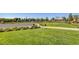 Expansive green space with a sidewalk and landscaping, perfect for recreation at 3002 Coveri Ct, Las Vegas, NV 89141