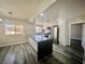 Beautiful, remodeled kitchen with a spacious island and modern appliances at 3327 Erva St # 222, Las Vegas, NV 89117
