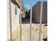 The backyard has desert landscaping and fencing at 3439 Cox St, North Las Vegas, NV 89032