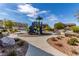Community playground featuring play structure, landscaping, common area, seating, and attractive design at 360 Rosefinch St, Henderson, NV 89012