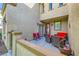 Inviting outdoor seating area with comfortable patio furniture and a private entrance at 4217 Bridesmaid Falls Ave, North Las Vegas, NV 89085