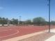 Outdoor basketball court with well-maintained surface in a community setting at 4364 Contour Bend Ave, North Las Vegas, NV 89084