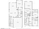 Detailed floor plan showcasing the layout of the home's rooms and dimensions at 4364 Contour Bend Ave, North Las Vegas, NV 89084