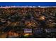 Aerial view of a quiet neighborhood with city views at 4539 Peardale Dr, Las Vegas, NV 89147