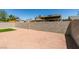 Spacious backyard features a large gravel area, perfect for customizing your outdoor living space at 5742 Forsythe Dr, Las Vegas, NV 89142