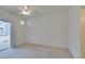 Bedroom with access to a private balcony, letting in natural light and creating a cozy atmosphere at 5855 Valley Dr # 2092, North Las Vegas, NV 89031